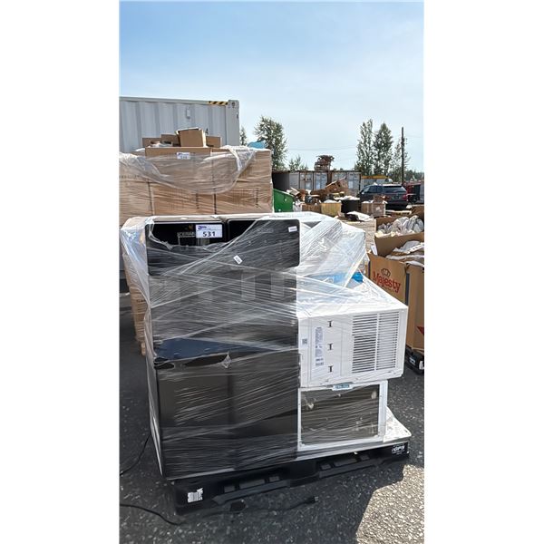 PALLET OF WATER COOLERS, SALUSPA INFLATIBLE SPA, AIR CONDITIONERS & MORE  *MUST TAKE ALL ON