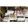 Image 2 : SHELF OF PAPER NAPKINS, SOCKS, BABY WIPES, ASSORTED DISH CLOTHES & ASSORTED DISH TOWELS