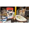 Image 3 : CASSETTE PLAYER/RECORDER, BATTERIES, DECORATIVE TRAY, COMPOST BAGS & MORE
