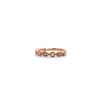 Image 3 : 14kt RG Stack Diamond Ring