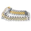 Image 7 : Rolex Mens 2T 18K Yellow Gold Diamond And Sapphire Bezel Datejust With Rolex Box