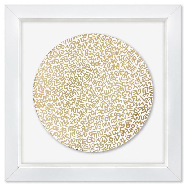 Gold Pattern by Keith Haring (1958-1990)