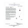 Image 5 : Fashion Pear Shaped Ruby & Diamond Pendant and Chain