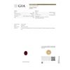 Image 5 : 2.89 ctw BURMESE Ruby and 0.31 ctw Diamond Platinum Ring (GIA CERTIFIED)
