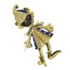 Image 3 : Vintage Martin 18K Gold 0.32 ctw Ruby Detailed Enamel Girl Clown Pin Brooch