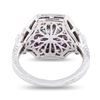 Image 3 : 1.63 ctw Diamond and 0.85 ctw Ruby Platinum Ring