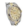 Image 3 : Rolex Mens Two Tone Champagne Index Dial Diamond And Sapphire Datejust With Role