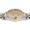 Image 5 : Rolex Mens Two Tone Champagne Index Dial Diamond And Sapphire Datejust With Role