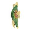 Image 5 : 18k Gold Multi-colors Enamel Work Detailed Banner Fish Pin Brooch w/ Diamond Eye