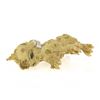 Image 5 : Robert Wander 18K Gold Emerald & Diamond Hand Textured Leopard Cat Brooch Pin