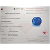 Image 1 : 10.28 CT CERTIFIED MED BLUE SAPPHIRE GEMSTONE ($15,420 APPRAISAL)