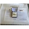 Image 1 : NATURAL BLUE SAPPHIRE (0.16CT) WITH CZ (0.20CT) RING, SIZE 6.75, W/A $300.00. SAPPHIRE IS THE BIRTHS