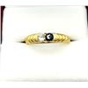 Image 2 : NATURAL BLUE SAPPHIRE (0.16CT) WITH CZ (0.20CT) RING, SIZE 6.75, W/A $300.00. SAPPHIRE IS THE BIRTHS