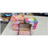 Image 1 : 5 BOXES OF RAINBOW FLOWER AND RAINBOW SWIRLY LOLLIPOPS