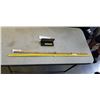 Image 1 : LASER LEVEL IN CASE WITH 2 FOLDING MEASURING STICKS