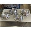 Image 1 : SET OF 4 VINTAGE CHEVY HUBCAPS