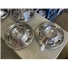 Image 3 : SET OF 4 VINTAGE CHEVY HUBCAPS