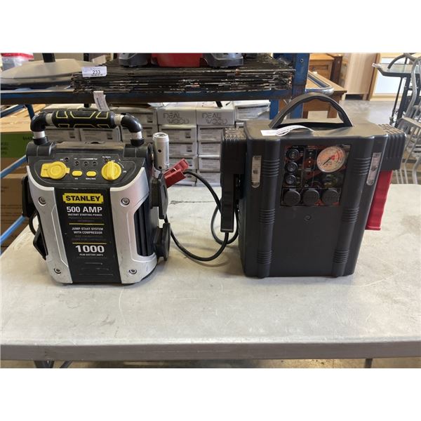 2 CAR BATTERY CHARGERS/JUMP STARTERS