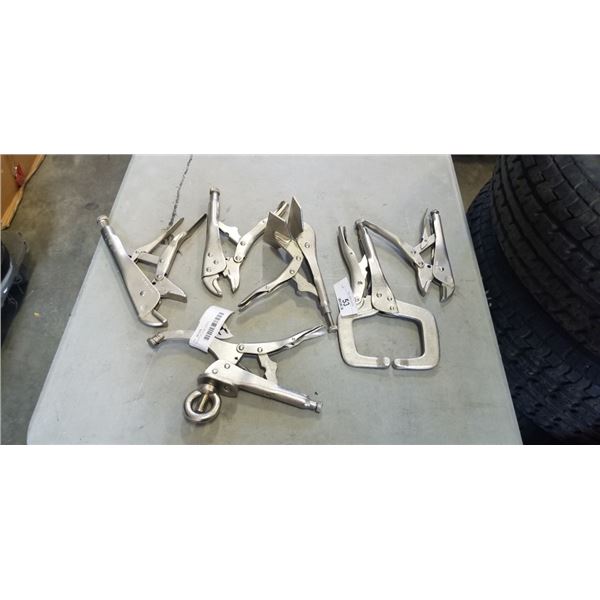 ASSORTED VISE GRIPS