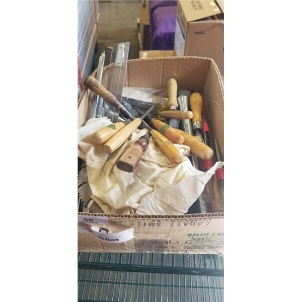 CHISELS, FILES, SAW BLADES AND MORE