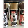 Image 3 : 8 NEW KRYLON SPRAY PAINT CANS, 6 BROWN, 2 GOLD AND ALCOHOL HAND SANITIZER