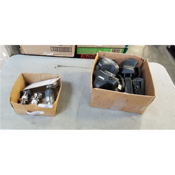 GOOSNECK BALLS, HITCH BALLS, AND ASSORTED THULE ROOF RACK ATTACHMENTS