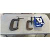 Image 1 : 6 INCH AND 8 INCH C-CLAMPS, AND ALUMINUM MILLING BLOCKS