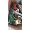 Image 2 : ASSORTED AIR POWER TOOLS, CHISELS NIPPER ETC