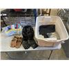 Image 1 : MOTORCYCLE HELMET, GLOVES, MICROFIBER CLOTHS AND MORE