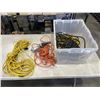 Image 1 : TOTE OF EXTENSION CORDS