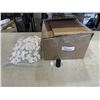 Image 1 : CASE OF NEW 50ML GLASS BOTTLES WITH DROPPER LIDS