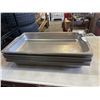 Image 1 : 10 STAINLESS SERVING TRAYS