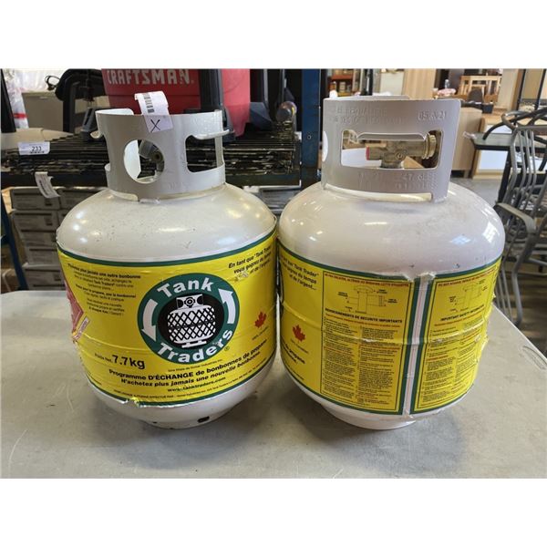 2 PROPANE TANKS