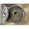Image 2 : 3- 25LB PLATES, AND 10 LB PLATE