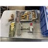 Image 3 : UTILITY HOOK SET AND BIN OF ASSORTED TOOLS