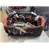 Image 1 : TOOL TOTE WITH ASSORTED HAND TOOLS