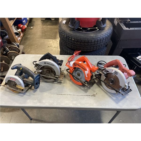 4 CIRCULAR SAWS