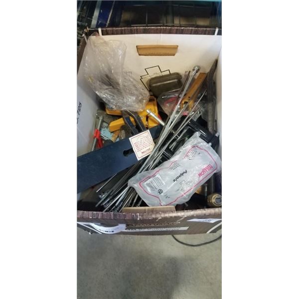 MOWER BLADES, SNIPS, PRY BAR, CLAMPS AND MORE