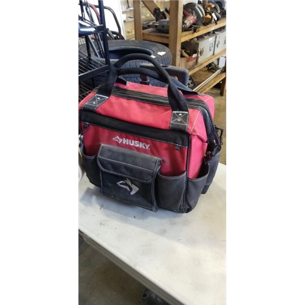 ROLLING HUSKY TOOL BOX WITH CONTENTS
