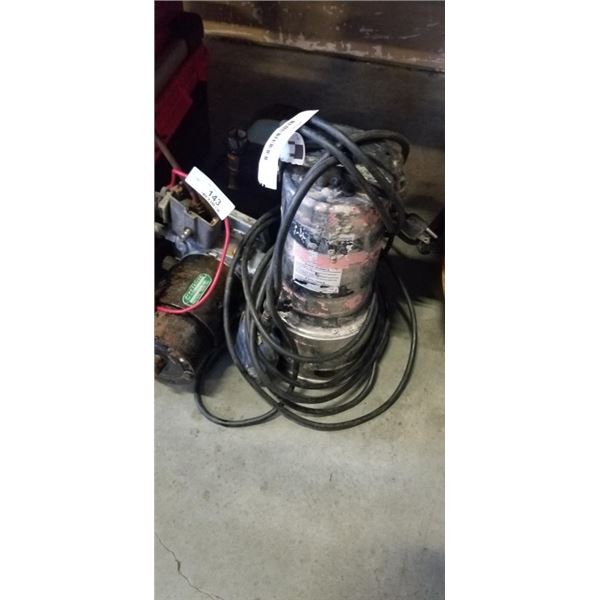 ELECTRIC HYDRAULIC PUMP AND SUMP PUMP