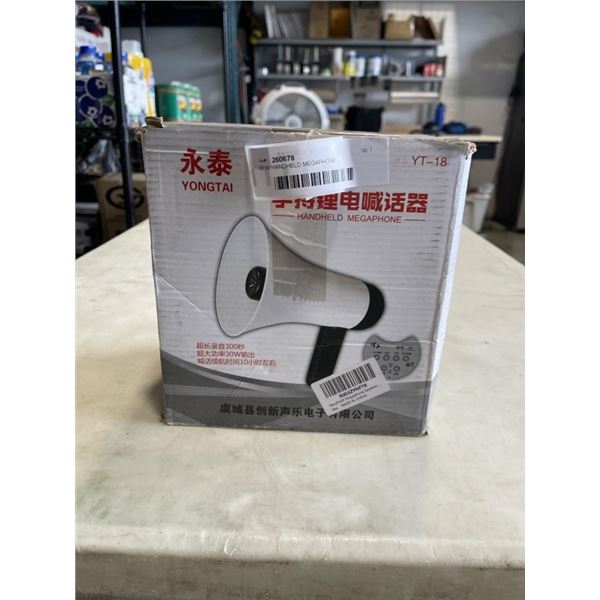 NEW HANDHELD MEGAPHONE