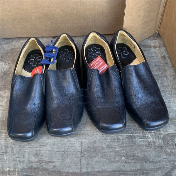 TWO NEW PAIRS OF SIZE 11W DR SCHOLL'S CASUAL SHOES RETAIL $120+