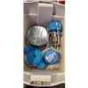 Image 2 : COMPACT CAMPING STOVE, FUEL AND COOKWARE AND FOUR KNIVES