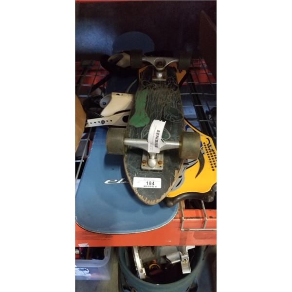 SKATEBOARD, SNOWBOARD AND BALANCE BOARD