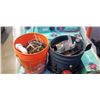 Image 1 : TWO BUCKETS WITH ASSORTED TOOLS AND PUMPS