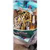 Image 1 : BIN OF EXTENSION CORDS AND POWER BARS