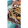 Image 2 : BIN OF EXTENSION CORDS AND POWER BARS