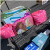 Image 3 : NEW BARBIE SPLASH LIFE VEST AND 10-FT FAMILY POOL