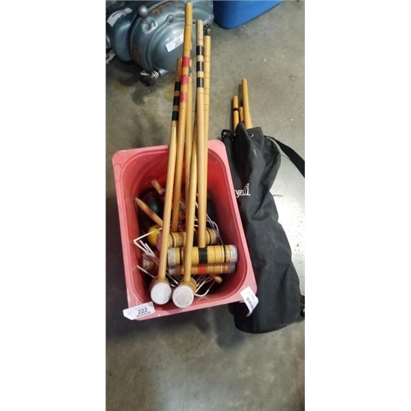 CROQUET EQUIPMENT
