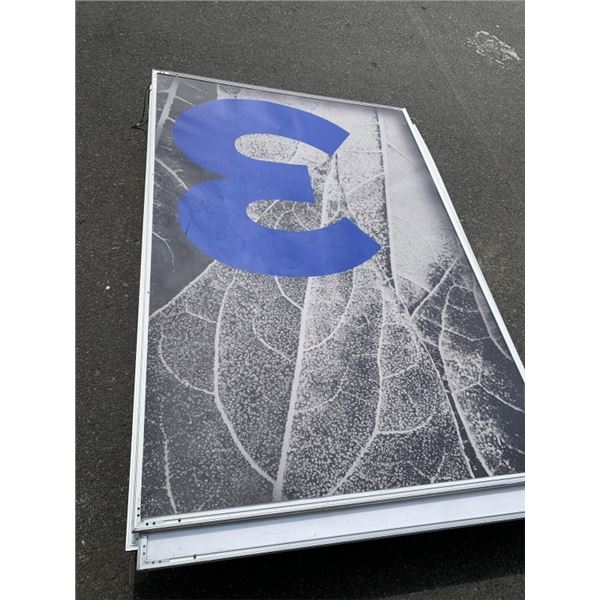 LOT OF 4FT X 6FT COMMERCIAL SIGN BOARDS